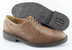 Men's MEPHISTO 'Gildas' Brown Leather Wingtip Oxfords Size US 10.5 EUR 10 - Picture 1 of 6