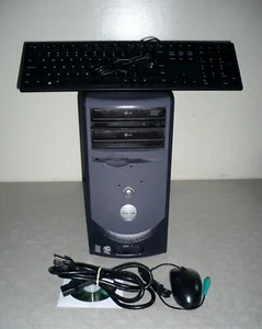 Windows 98 SE Dell Dimension 2350 Desktop Tower PC 2.40GHz/64GB-SSD/256MB RAM - Picture 1 of 13