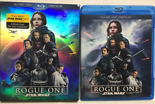 Rogue One: A Star Wars Story (Blu-ray/DVD,3-Disc Set) w/Embossed Foil Slipcover!