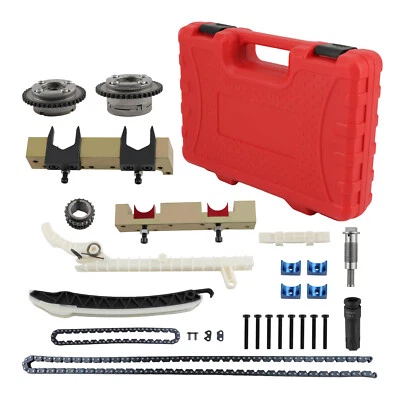 Kit de cadena de distribución herramienta de engranaje de admisión de escape para Mercedes Benz M270 M274 C180 C300 Foto 1 de 4