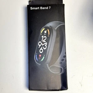Smart Band 7 Smart Bracelet Blood Oxygen Fitness Traker Bluetooth White Band - Picture 1 of 4