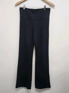 Athleta Studio Flare Pants Womens Size M Blue Yoga Athletic Athleisure Weekend - Picture 1 of 9