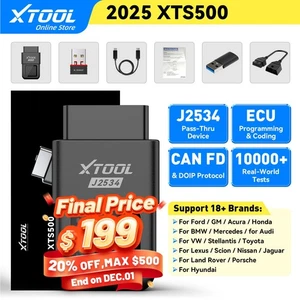 2025 NEW XTOOL XTS500 J2534 Auto Pass-Thru Programmer OEM Reprogramming Diagnose - Picture 1 of 11