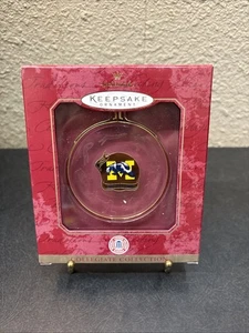 Michigan Wolverines ~ Hallmark Keepsake Ornament 2000 Collegiate Collection Neu im Karton - Bild 1 von 2