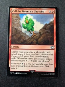 CALL THE MOUNTAIN CHOCOBO #131 MTG Final Fantasy - Picture 1 of 2