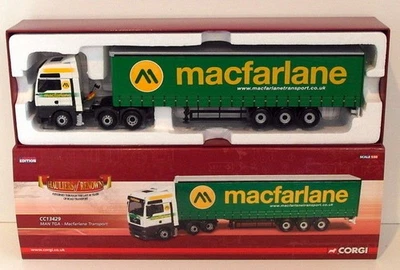 Corgi 1/50 Scale CC13429 - MAN TGA - Macfarlane Transport - Image 1 of 4