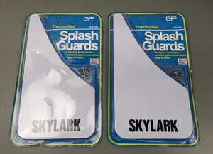 (2) Pairs Pontiac Skylark White Mudflap Splash Guards ~ GP Thermoflex - Picture 1 of 3