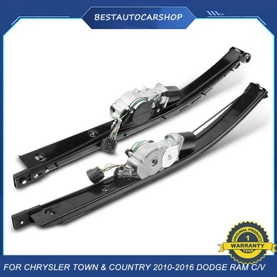 2x L&R Power Sliding Door Track for Dodge Grand Caravan 10-20 Town & Country Ram Foto 1 de 4
