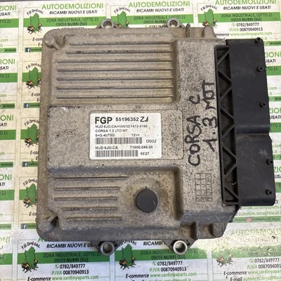 Centralina Motore Opel Corsa C 1.3 MJT - 55196352ZJ - Immagine 1 di 3