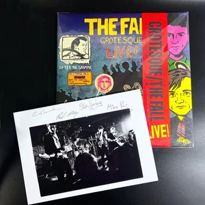 THE FALL GROTESQUE LIVE LIMITED RED OBI VINYL ALBUM LP SIGNED CARD 300 SEALED - Picture 1 of 2