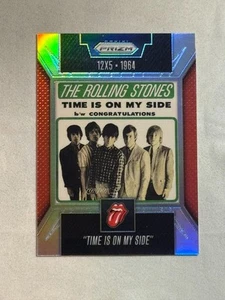 2025 Panini Prizm The Rolling Stones Silver Singles Artwork Time on my Side #4 - Imagen 1 de 2