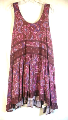 VESTIDO PARA MUJER MOSSIMO J sin mangas nuevo con etiquetas talla pequeña púrpura cachemir asimétrico Foto 1 de 4