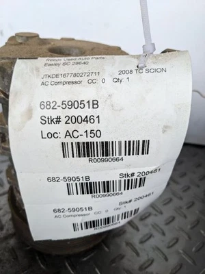 AC Compressor Fits 06-10 SCION TC 990664 - Image 1 of 4