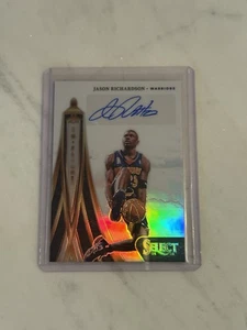 2024 Panini Select Jason Richardson In Flight Silver Auto /99 Warriors 🏀 - Picture 1 of 2