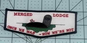 FUSIONIERTE LODGE WAR EINMAL NICHT JETZT NOAC JAMBOREE KLAPPE PFADFINDERORDEN PFEIL TENN25 - Bild 1 von 1