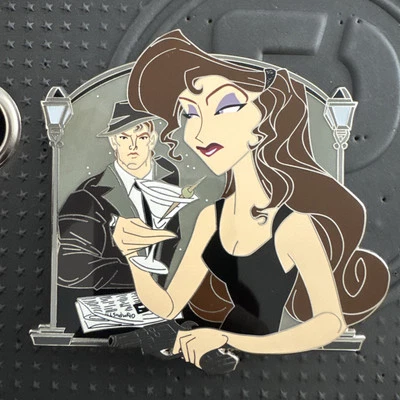 Disney Hercules And Megara Agents LE 65 Fantasy Pin by Red SunFlower Pins - Image 1 of 4