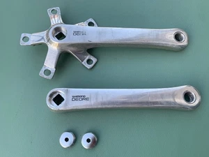 Vintage 1988 Shimano Deore FC-MT60 175mm Crank Arms, from Ritchey Mountain Bike - Picture 1 of 8