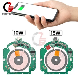 Módulo Cargador Inalámbrico Universal 10W 15W Alta Potencia Tipo-C Carga Inalámbrica - Imagen 1 de 16