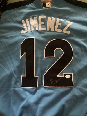Eloy Jimenez autograph signed futures Game jersey Cubs Orioles White Sox  JSA - Image 1 of 4