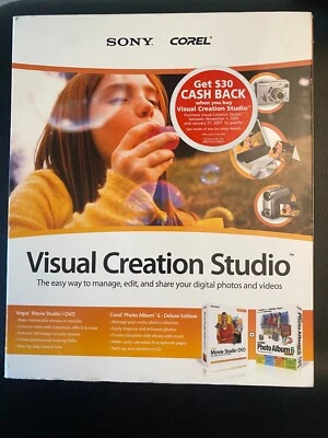 Sony Corel Visual Creation Studio SOFTWARE BRAND NEW FREE SHIPPING!! - Image 1 of 3