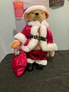 Steiff Woodbury-Strong Musem Santa Teddy Bear #0155,38 still in original box1986 - Picture 1 of 21