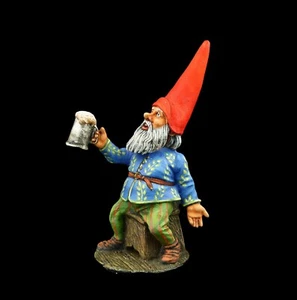 Gnomo coleccionable soldado de hojalata con taza - Imagen 1 de 5