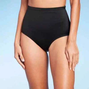Kona Sol Women's Full Coverage Tummy Control Extra High Waist Bikini Bottom XS - Picture 1 of 10