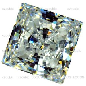 CUBIC ZIRCONIA-CZ SUPER TOP QUALITY LOOSE STONE SQUARE(SQ/P) SHAPE CZ U.S SHIP5 - Picture 1 of 8