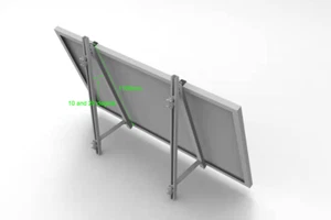 Staffe da balcone per Fissaggio Pannello Fotovoltaico - Foto 1 di 1