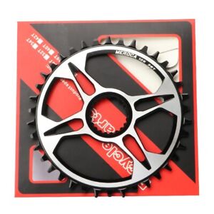 1x Chainring Bicycle Chainring Outdoor Sports Silver Black Tooth Shape