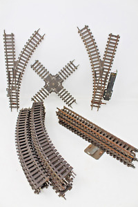American Flyer S Gauge Pikemaster Track - 9 Straight/20 Curve/2 switch/1 x-over