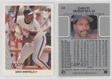 2012 Leaf Memories 1990 Leaf Buy Back Gold Foil /5 Dave Winfield #426 HOF