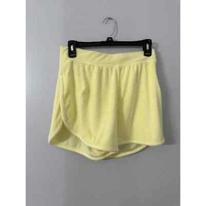 Free People NWOT Yellow Terry Cloth Active Running Yoga Shorts - Size Small - Picture 1 of 7