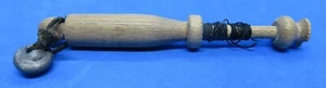 Herramienta de bobina de madera vintage victoriana antigua costura encaje D - Imagen 1 de 5