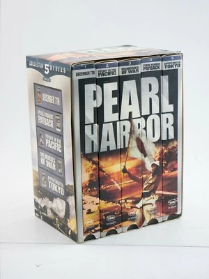 Pearl Harbor 5-Pack VHS, 2002, 5-Tape Set Collector Series Very Good Condition - Image 1 of 4