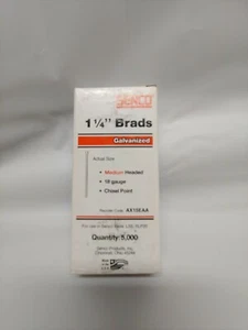 Senco 18-Gauge Galvanized Medium Head Brad Nail, 1-1/4 In. (5000 Ct.) AX15EAA - - Picture 1 of 2