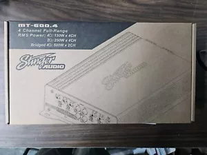 Stinger Audio MT-600.4 1000 Watt 4-Channel Car Amplifier - Picture 1 of 6