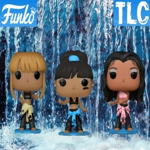 FUNKO POP! MUSIC TLC - T-BOZ LEFT EYE CHILLI 3-PACK POP VINYL #194 #195 #196 NEW - Picture 1 of 4