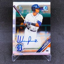 2019 Bowman Chrome Prospects Wenceel Perez Auto 1st Autograph Rookie RC #CPA-WP