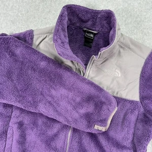 The North Face Denali Girls Jacket Size XL (18) Full Zip Pockets Fleece Purple - Picture 1 of 10