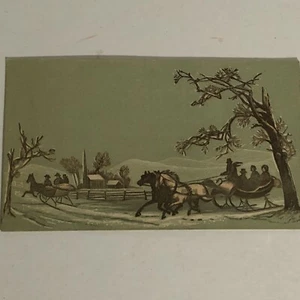 North River Blue Stone Victorian Trade Card New York City VTC 4 - Picture 1 of 2