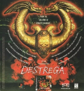 Vintage 1999 DESTREGA PS1 Original Video Game Print Ad Art 21x27cm EGM 115 - Picture 1 of 3