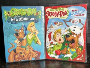 Scooby Doo DVD Lot (2) Sea Monsters & What’s New Scooby Doo Merry Scary Holiday - Picture 1 of 7