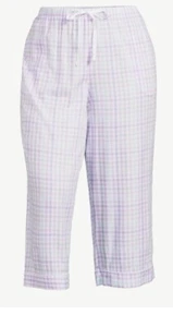 New Joyspun Womens Woven Cropped Pajama Pants Size 3X(22-24W) - Picture 1 of 3