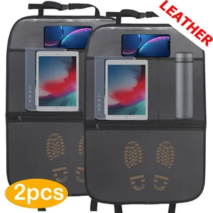 2x Autositztasche Rückenlehnentasche KFZ Organizer Rücksitz Tasche Schutzmatte - Bild 1 von 13