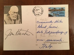 Postkarte signiert von John Huston - Bild 1 von 1