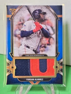 2024 Topps Triple Threads #SJR-YA Yordan Alvarez 1/3 🔥 Jumbo Relics - Picture 1 of 2
