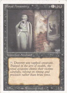 Royal Assassin Revised Magic The Gathering Magic The Gathering pantano negro x1 - Imagen 1 de 2