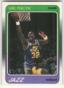 1988-89 Fleer #114 Karl Malone Basketball Utah Jazz - Bild 1 von 2