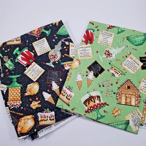 Riley Blake Designs Weihnachten Stoff Menge 2 1,25 Yard pro Stück - Bild 1 von 7